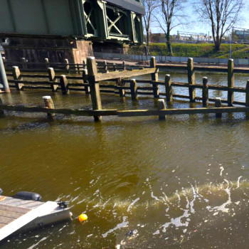 Messung Durchfluss Great Bubble Barrier